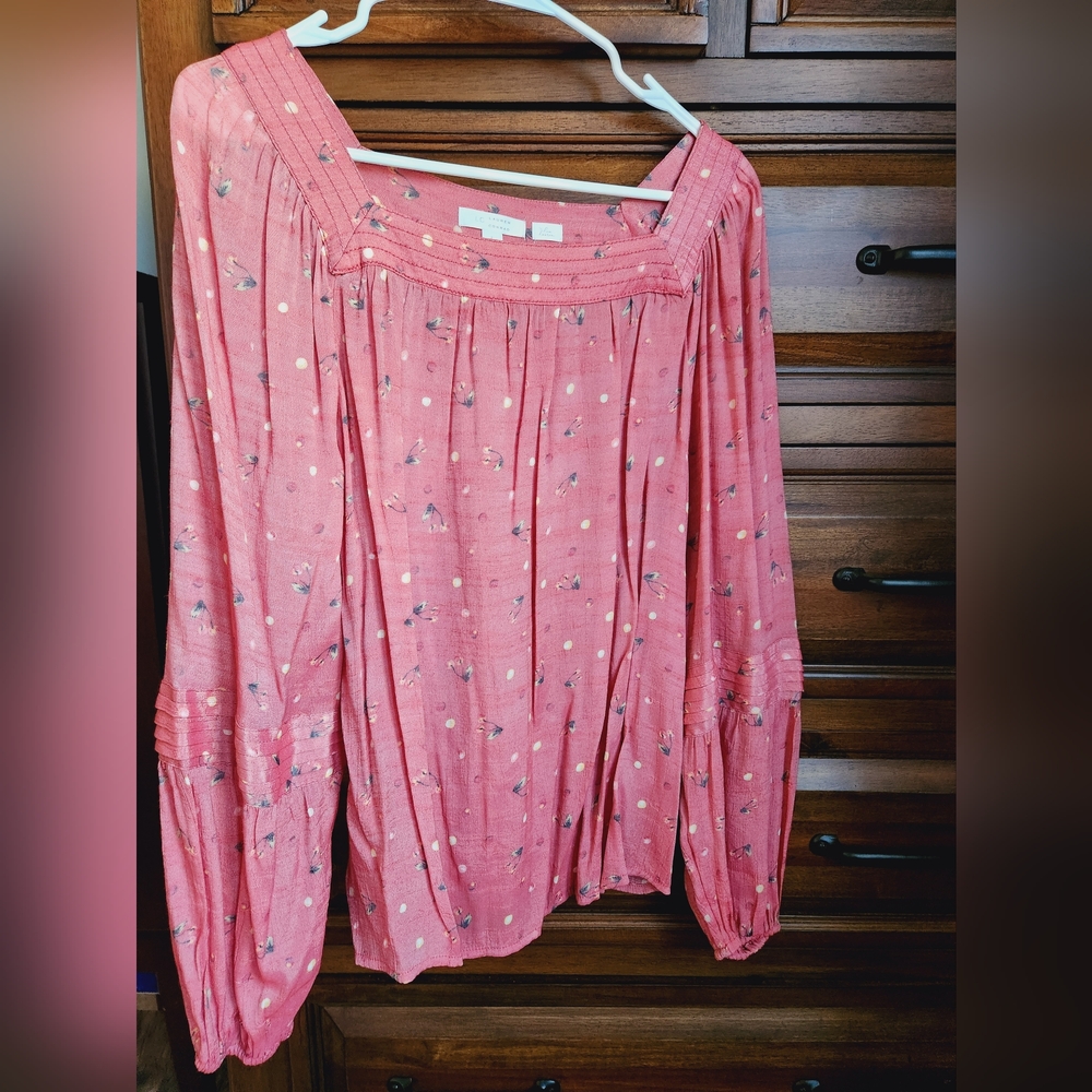 Lauren Conrad - Long Sleeve Top - Pink